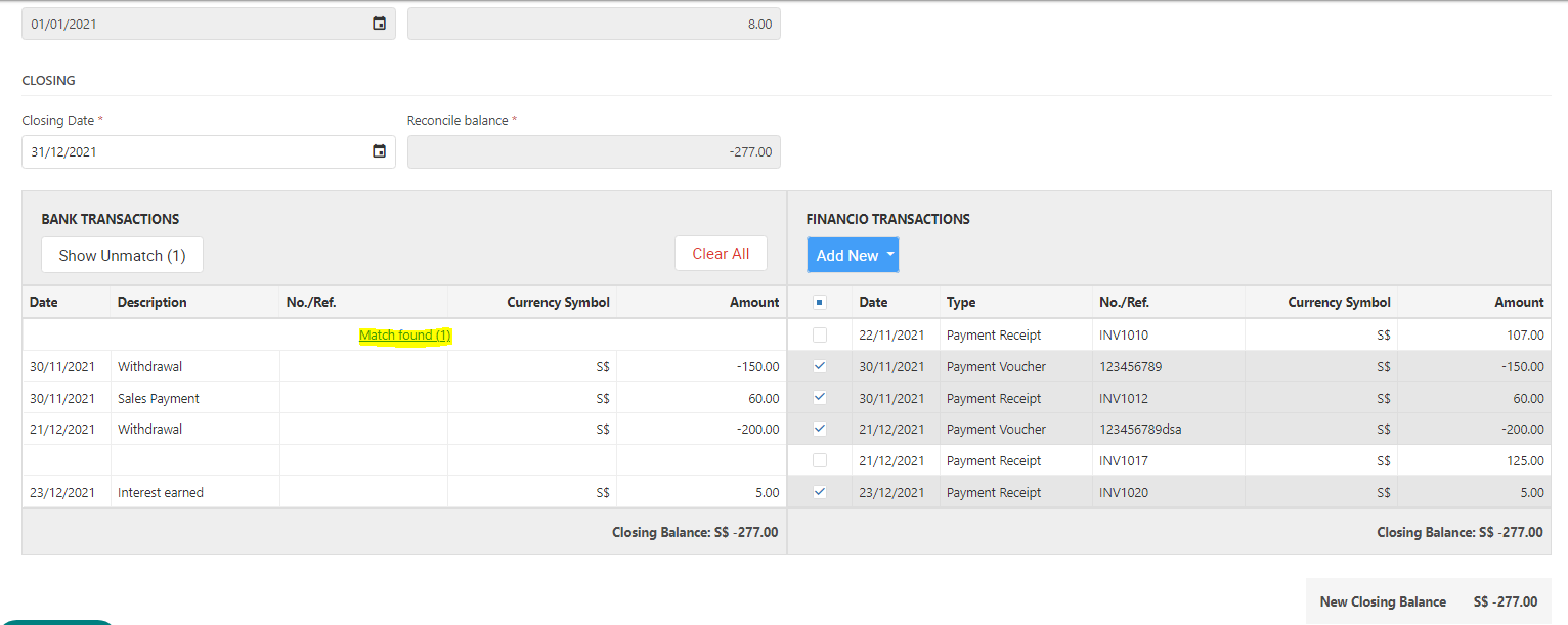 How to Reconcile - Bank Reconciliation – Knowledge Base | Financio