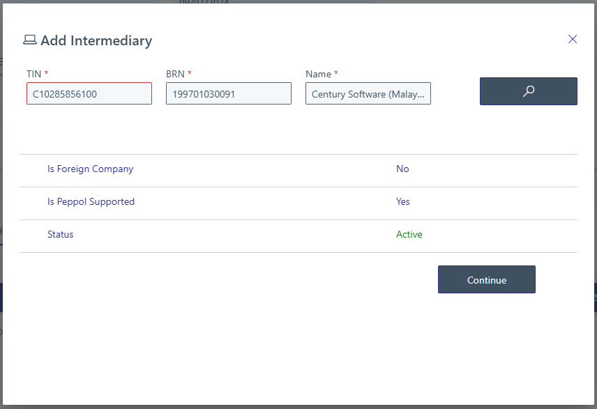 How to add as Intermediary at Your MyInvois Portal – Knowledge Base ...